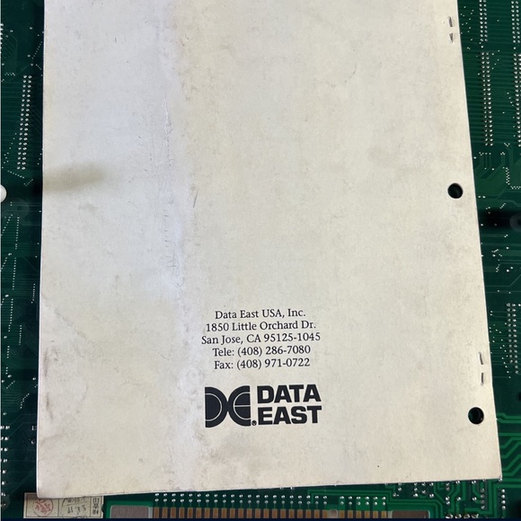 Fighters History Data East + Manual Jamma Arcade Game PCB Board CC - Picture 8 of 8